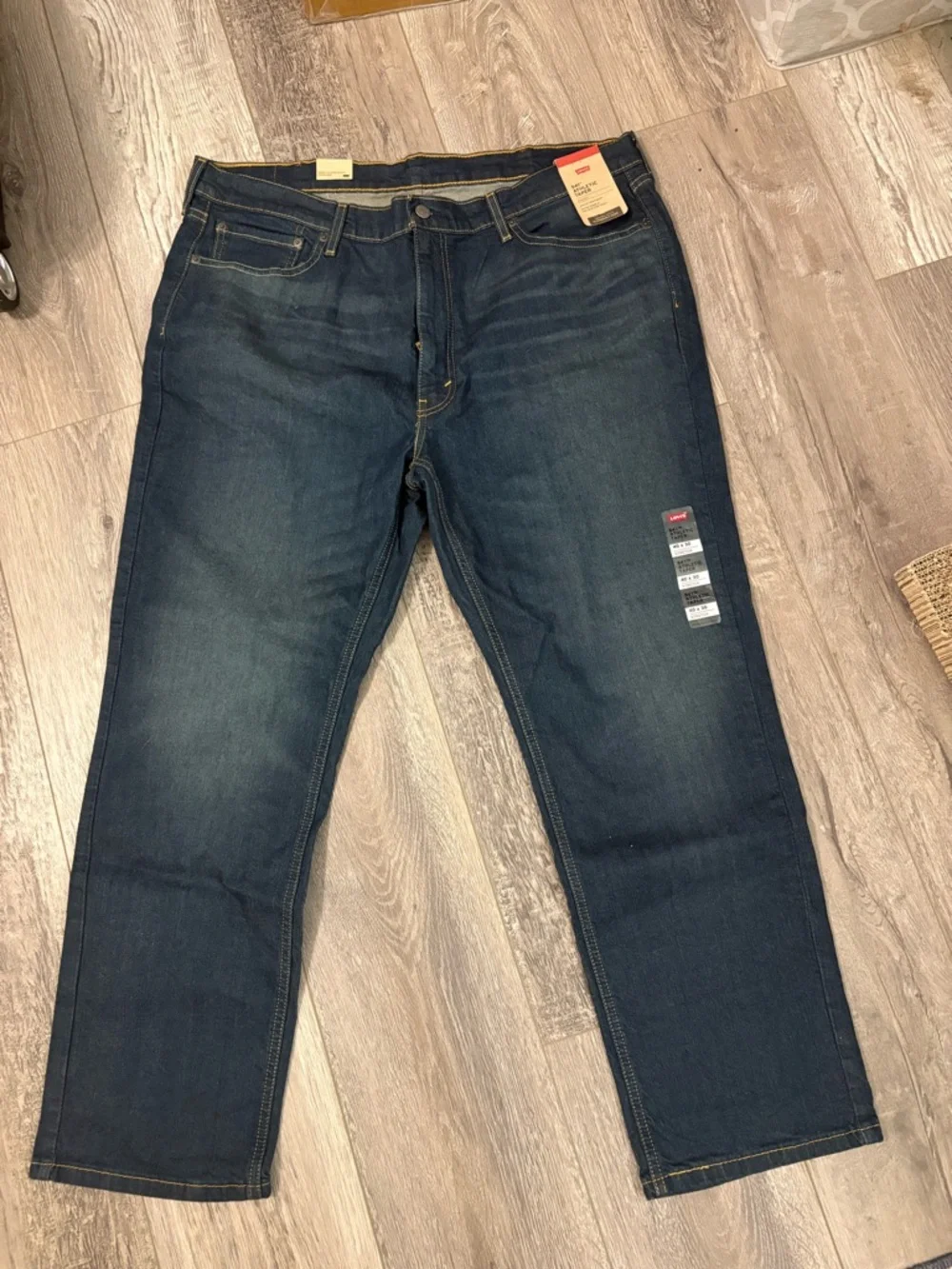 Levi's Men's Dark Blue Straight Jeans